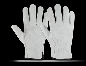 Guantes de Seguridad de Cuero Blancos, Lisos, Antideslizantes, Duraderos, con Puño Recto, Guantes de Trabajo de Uso General - Product Image 6