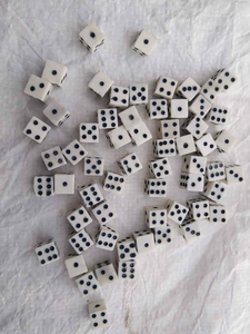 Customizable Polished Bone <b>Dice</b> <b>Set</b> Hand-Carved Engraved Eco-Friendly Custom Size Viking Design - Product Image 2