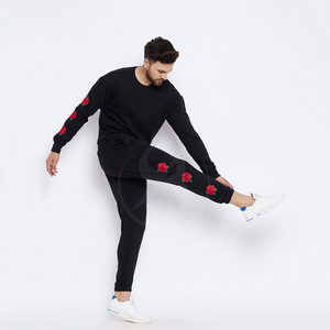 Ensemble de survêtements unis personnalisés pour hommes – Grande Vente – Coupe ajustée en coton – Faible MOQ - Product Image 6