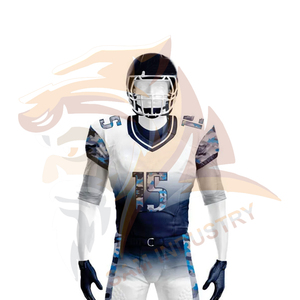 Meilleures ventes de vêtements de sport, ensembles d'uniformes de football américain, séchage rapide, 100% polyester, confortables à porter, uniforme de football américain - Product Image 4