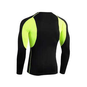 Vêtements de sport en gros : Rashguard homme à manches longues, respirant, séchage rapide, compression, haut de natation, personnalisation OEM, marque et couleur sur mesure - Product Image 4