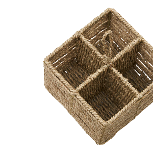 Best Selling Natural Seagrass Caddy, Rustic Seagrass <b>Storage</b> <b>Basket</b> Paper Towel Holder Wholesale Kitchenware From Vietnam - Product Image 3