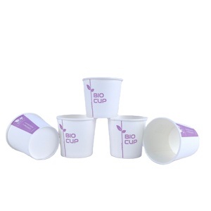 Disposable Paper Cup Chemical Free Biodegradable Tea <b>Container</b> Eco Friendly Sustainable Organic Drinking Vessel - Product Image 2