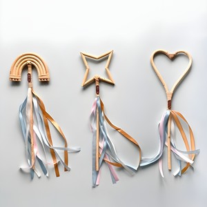Belle étoile rotin fée baguette magique jouets créatifs pour enfants haut choix baguettes en osier naturel enfants filles jouet - Product Image 6