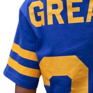 Camiseta Oversize Sigma Gamma Rho para Mujer, Azul y Dorado, con Gráfico de Hermandad Griega, Estilo Casual Urbano - Product Image 6