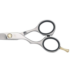 New Arrival Precision Silver Color Strong Material <b>Left</b> <b>Handed</b> Barber Hair Cutting <b>Scissors</b> with Custom Packaging - Product Image 4
