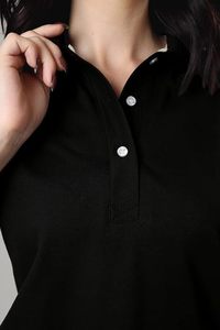T-shirts d'été tendance pour femmes à manches courtes en coton et bambou écologiques pour le bureau et la mode quotidienne - Product Image 3