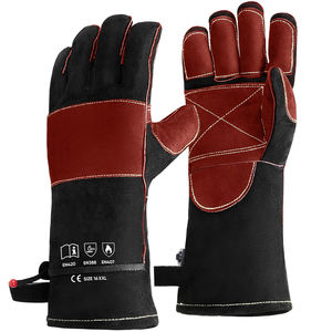 Nouveauté : Gants de soudeur durables de qualité supérieure, résistants à la chaleur, en cuir respirant, pour une sécurité optimale au travail. - Product Image 1
