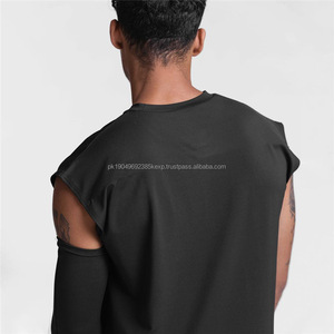 OEM Summer High Quality <b>Men's</b> Cotton Tank <b>Top</b> Fitness Gym <b>Men</b> Tank <b>Top</b> High Quality Reasonable Price - Product Image 2