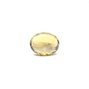 Loose Citrine Gemstone 3 Carat Oval Cabochon Golden for Fine Jewelry - Product Image 2