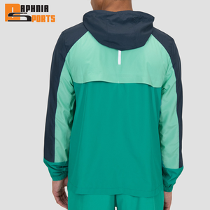 Conjunto Deportivo de Dos Piezas para Hombre, Chaqueta Cortavientos con Capucha y Pedrería, Pantalones Jogger, Material Impermeable de Poliéster/Nailon, Personalizable - Product Image 6