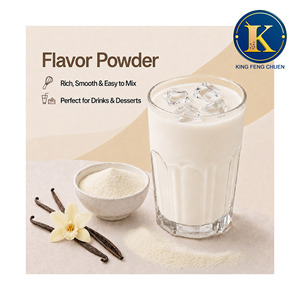 Mélange de poudre aromatisée au thé au lait à la vanille, sac de 1 kg, King Feng Chuen, certifié HACCP ISO22000, durée de conservation de 16 mois, TW - Product Image 1