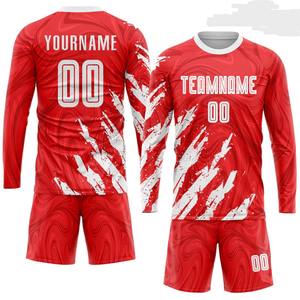 Ensemble d'uniformes de football de haute qualité pour fabricants professionnels – Maillot et short de football en tissu sublimé à séchage rapide - Product Image 4