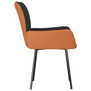 Ensemble de 2 chaises de salle à manger noires et marron - Product Image 5