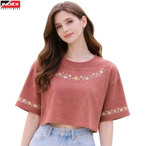 T-shirt court pour femme 2026 – Nouvelle collection, design tendance, vêtement de sport élégant, respirant et confortable, idéal pour le fitness et les loisirs - Product Image 1