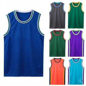 Camisetas de Baloncesto Personalizadas de Talla Grande, de Alta Calidad, con Nombre y Letra del Jugador Impresos, Bordado para Prácticas de Verano, Protección UV - Product Image 1