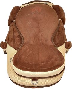 ROYAL INTERNATIONAL - Silla de Montar Inglesa Profesional sin Árbol, de Cuero, para Carreras de Caballos, Equipo de Equitación Ligero - Product Image 2