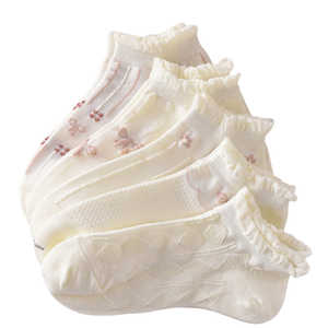 Calcetines cortos para mujer, calcetines finos de primavera y verano, calcetines invisibles de corte bajo, calcetines cortos de estilo japonés a la moda para estudiantes - Product Image 2