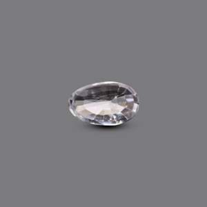 Oval Cut 4.45 Carat Premium White Zircon Loose Gemstone Lab Created Synthetic for Fine Jewelry - Product Image 2