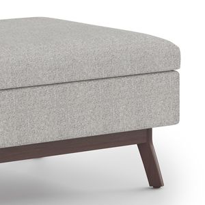 Owen Cloud Grey Pouf Contenitore con Funzione Tavolino da Caffè, Sgabelli e Pouf Eleganti - Product Image 5
