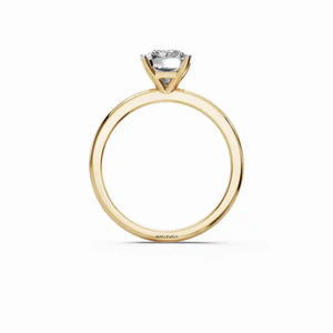 Anillo de Compromiso de Diamante Cultivado en Laboratorio con Corte Radiante, Certificado por IGI, de Lujo, para Regalo de Aniversario en Oro de 10K/14K/18K y Plata 925/935 - Product Image 4
