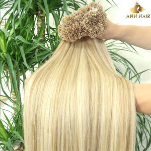 Cabello Liso a Granel para Trenzas, 100% Cabello Humano Vietnamita Virgen, Rubio Ceniza 613, Sin Procesar, Doble Trama a Máquina - Product Image 1