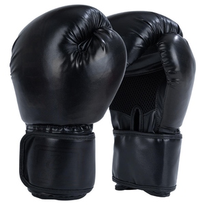 Gants de boxe personnalisés en cuir pour arts martiaux professionnels, antidérapants, à enfiler avec fermeture auto-agrippante, pour adultes, vente en gros RL-BG-38 - Product Image 3