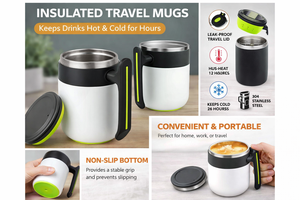 Mug à café personnalisé GiftSteel - Produit promotionnel pour le bureau pour Thanksgiving - Product Image 2