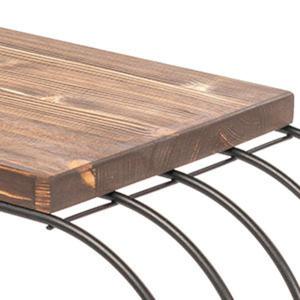 Rustic <b>Shoe</b> <b>Rack</b> With Storage Grid Shelf Space Saving Organizer Strong Curved Frame Stylish <b>Seating</b> Entryway Storage Solution - Product Image 2