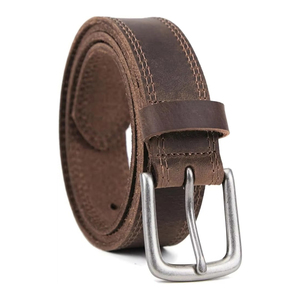 Ceintures en cuir véritable pour hommes, ceintures décontractées pour le travail, la tenue habillée et les jeans - Product Image 1