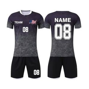 Conjuntos de Uniformes de Fútbol Cómodos para Hombre, Manga Corta, 100% Poliéster, Secado Rápido, Transpirables, Ligeros, Precio de Venta 2026 - Product Image 4