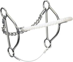 Mors de Hackamore Professionnel pour Chevaux, Poli et Lisse, en Acier Inoxydable, Outil d'Équitation pour Chevaux - Product Image 1