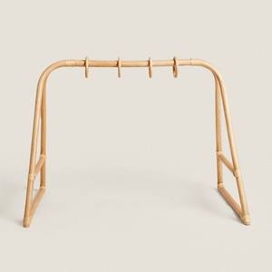 Structure de jeu pour bébé en rotin durable, faite à la main, naturelle, centre d'activités pour nourrissons, jouet sensoriel en bois pour nouveau-né, pour chambre d'enfant - Product Image 2
