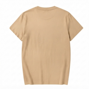 เสื้อยืดคอกลมผ้าฝ้ายสำหรับผู้ชาย สวมใส่ได้ทุกวัน แบบเรียบง่าย แขนสั้น รับสกรีนโลโก้ ขายส่งจากโรงงานผลิตเสื้อผ้า - Product Image 4