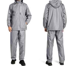 Traje Impermeable Universal para Adultos, Ropa Casual para Senderismo y Camping al Aire Libre, Tejido Ecológico de PU, Impermeable Individual - Product Image 5