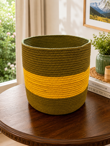 Panier à linge pliable en coton durable, réutilisable, moderne, imprimé, grande capacité, gain de place, pour la maison - Product Image 1