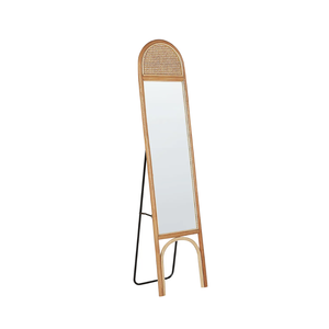 High Quality Natural Rattan <b>Standing</b> <b>Mirror</b> <b>Full</b> <b>Length</b> <b>Standing</b> <b>Mirror</b> for Bedroom Living Room made in Vietnam - Product Image 2