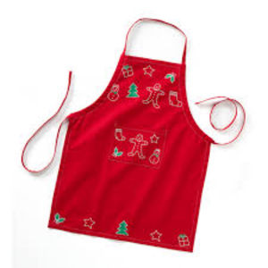 KVR Tissu de haute qualité imprimé de haute qualité Nouveau tablier personnalisable de Noël Eng - Product Image 2