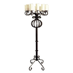 Bougeoir décoratif en métal à vendre Bougies en métal au design élégant Stand Candélabre à 13 bras pour événement de mariage - Product Image 5