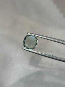 Tourmaline afghane naturelle vert sauge taille coussin 2,17 carats, pierre précieuse facettée en vrac provenant d'Afghanistan pour la fabrication de bijoux - Product Image 3