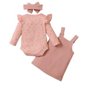 Vestido de Manga Larga para Niñas, Ropa de Invierno Cálida y Suave, Proveedor Mayorista, Vestido Informal para Niños, Algodón Transpirable, Uso Diario - Product Image 1