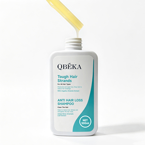 QBÉKA Shampoing Anti-Chute 300ml Formule Herbal Pour Tous Types de Cheveux Unisexe Contrôle du Sébum et Prévention de la Chute des Cheveux - Product Image 6