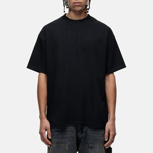 High Quality Men's Pure Cotton T-shirts Custom Print <b>Logo</b> Loose Oversized Men's T-Shirts Casual Unisex T-shirt for Men - Product Image 1