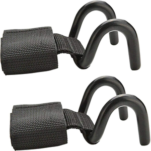 Ganchos de Barra Plegables de Hierro de Alta Calidad, Nuevo Diseño, Ganchos de Barra Personalizados de Saar Industries, Ganchos de Barra Resistentes para Levantamiento de Pesas en Gimnasio - Product Image 3