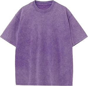 Hot Sale Cropped <b>Box</b> Fit t Shirt Blank Oversized Acid Washed Boxy Fit Oversize <b>Drop</b> Shoulder Vintage Heavy Breathable Tees Shirt - Product Image 6