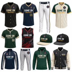 Uniformes de Béisbol y Sóftbol Reversibles en Oferta, Paquete Completo, 100% Poliéster, Ropa Deportiva Transpirable con Diseño Sublimado - Product Image 4