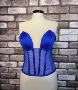 Vintage Women's Overbust Corset Tops Sexy Shapewear Breathable Eco-Friendly Leather for Plus Sizes <b>Tummy</b> <b>Control</b> Medium <b>Control</b> - Product Image 3