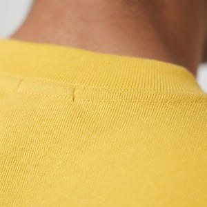 Conjunto de descanso extragrande amarillo sol de alta calidad Meyba Sports para hombre, camiseta de algodón suave de corte relajado y conjunto de pantalones cortos casuales. - Product Image 6
