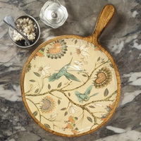 Handgemaakte, hoogwaardige, gepolijste houten pizzabord, solide, prachtige charcuterie serveerschaal, aanpasbaar, modern, luxe, 50 stuks