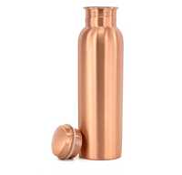 SALEEM INTERNATIONAL Bouchons de bouteille d'eau en cuivre, bouteille de voyage portable, design minimaliste, usage domestique, grande capacité classique, multi-usages